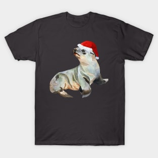 Christmas fur seal T-Shirt